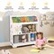 Slickblue Kids Toy Storage Organizer with Book Shelf and Storage Cabinet